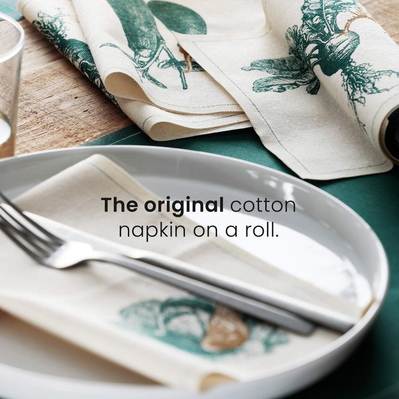 MY DRAP Cotton Dinner Napkins (11.8 x 11.8 in - 12 Per Roll, Petrol Blue) Cloth Dinner Napkins for Parties, Weddings, Dinning, Hotels, Restaurants or Events - Washable and Reusable - Image 5